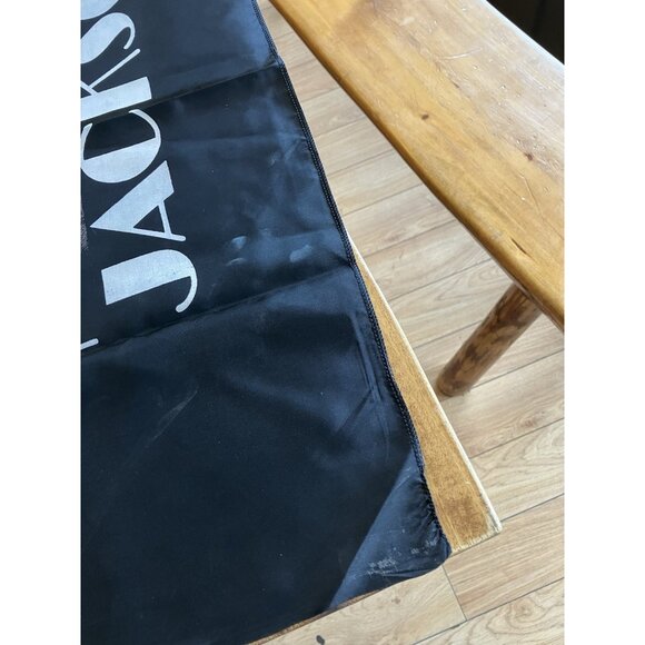 Vintage Black Flag/Banner Silk Wall Tapestry - Michael Jackson - Picture 7 of 10